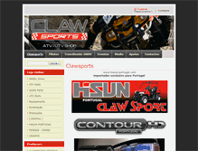 Tablet Screenshot of clawsports.com